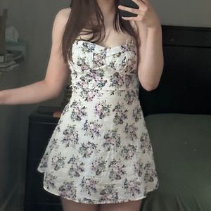 Delia’s mini floral print dress